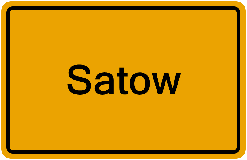 Handelsregisterauszug Satow