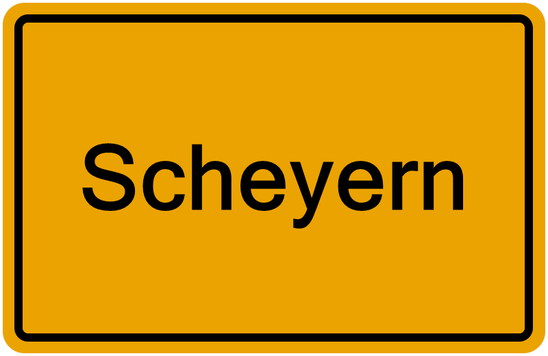Handelsregisterauszug Scheyern