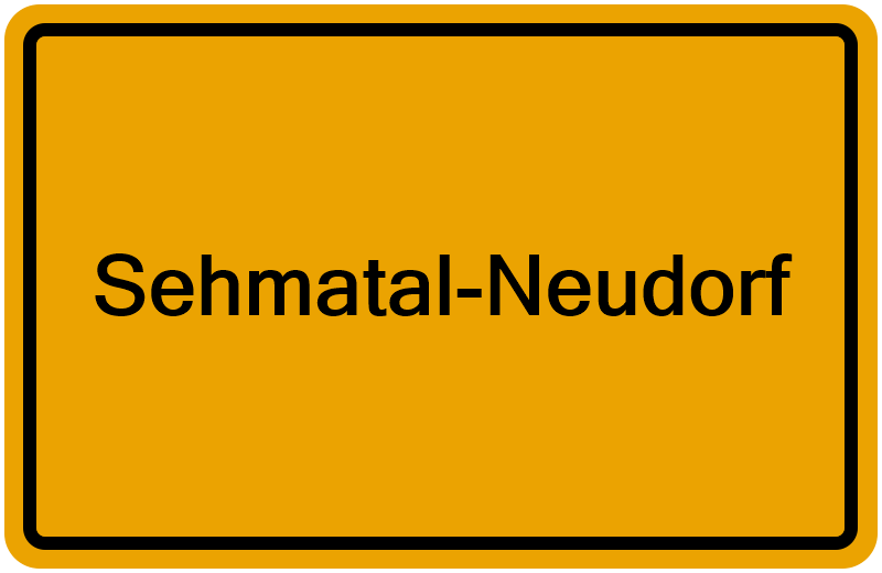 Handelsregisterauszug Sehmatal-Neudorf