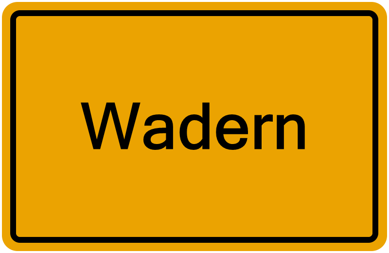 Handelsregisterauszug Wadern