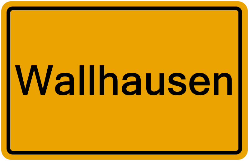 Handelsregisterauszug Wallhausen